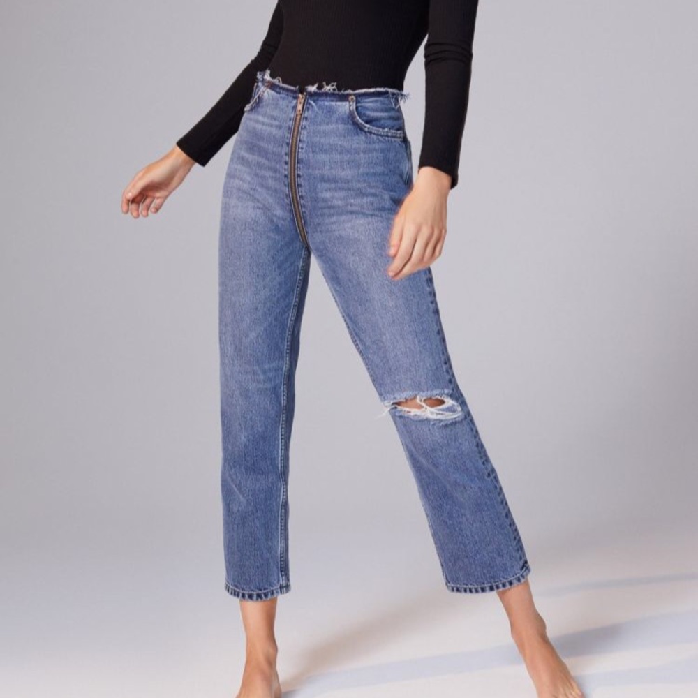 BDG High-rise Zippper Jean